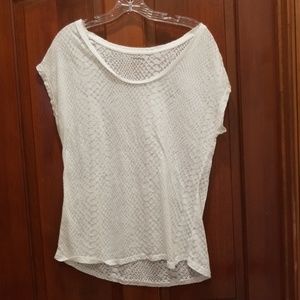 Express snake print off white tshirt